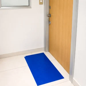 Sticky Mat Azul – Alfombra adhesiva multicapa para control de polvo y partículas